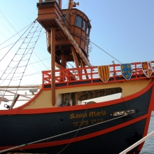 帆船型觀光船聖瑪莉亞號