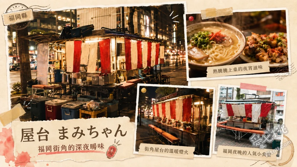 福岡天神屋台まみちゃん｜在地人激推必吃大火快炒與特色屋台料理 中華拿坡里烏龍麵、明太子玉子燒、無骨烤豬腳