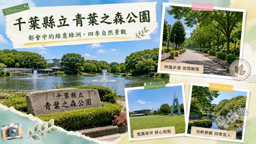 千葉縣立青葉之森公園｜千葉市賞櫻梅花秘境與親子放電首選 櫻山與梅園賞花、兒童遊樂區與夏季戲水池、千葉縣立中央博物館與雕塑廣場