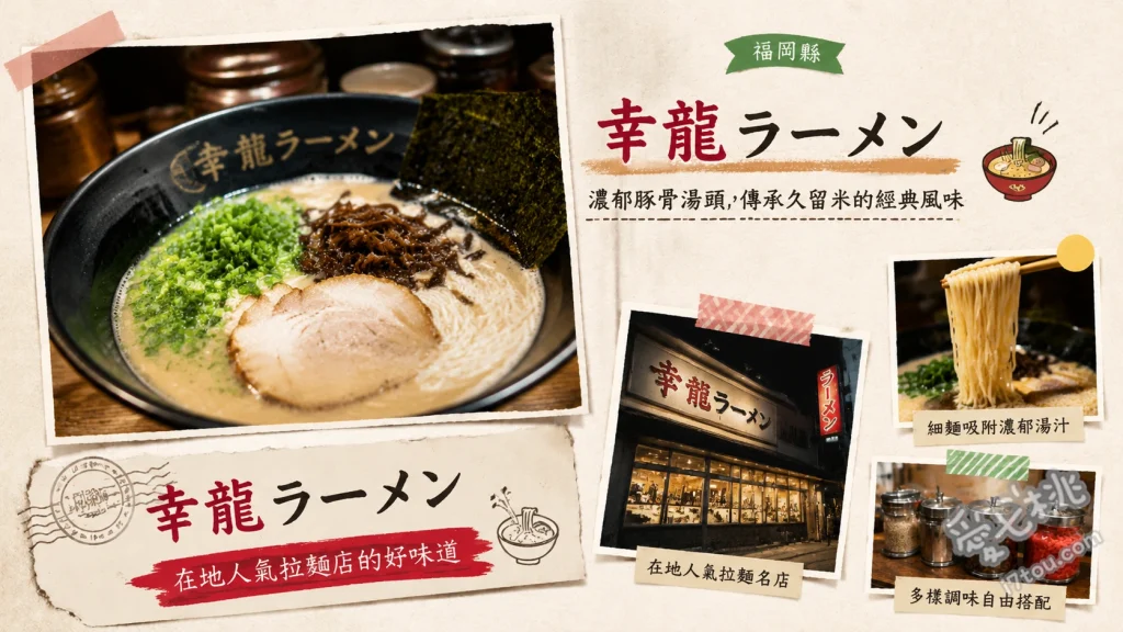 福岡志免町龍之大道必吃！高CP值老字號食堂幸龍拉麵與爆量定食 韭菜炒豬肝定食、大碗豚骨拉麵、特製炒飯