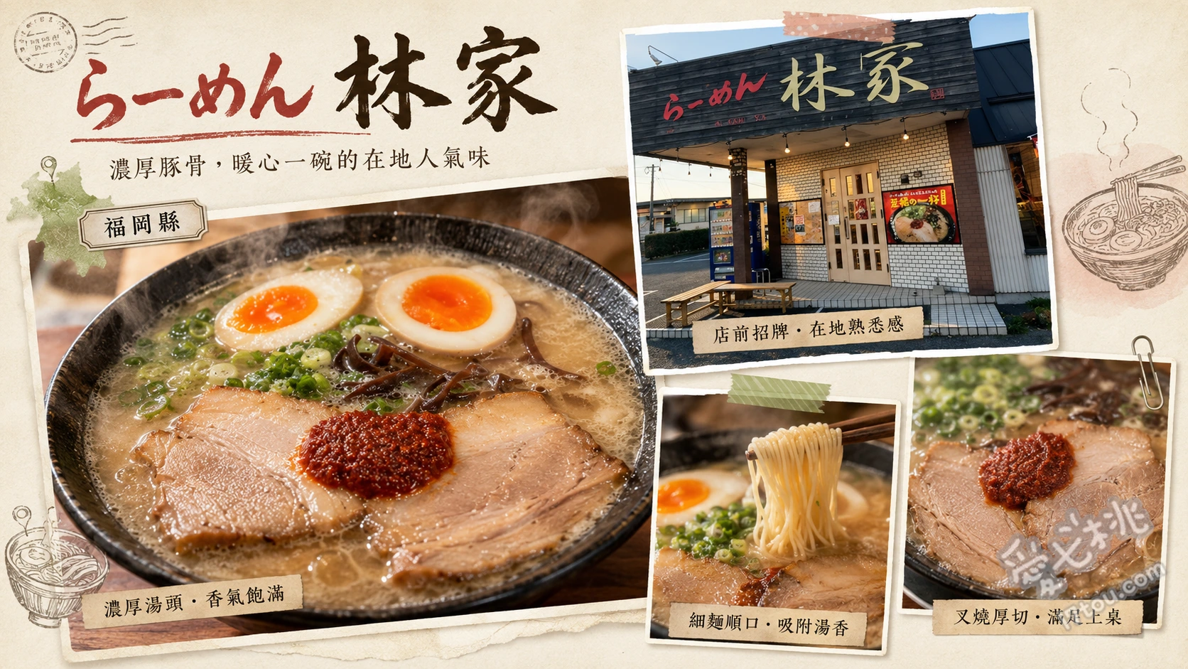 らーめん林家甘木店｜朝倉必吃！排隊也甘願的蔥爆豚骨拉麵 招牌蔥拉麵、滿滿青蔥炒飯、特製叉燒拉麵
