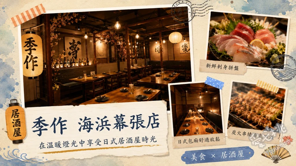 季作 海浜幕張店｜幕張車站1分鐘，高隱私包廂與海鮮肉壽司聚餐首選 豪華生魚片拼盤、嚴選肉壽司、宮崎名物南蠻雞