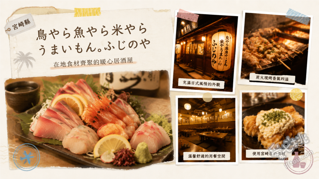 鳥やら魚やら米やらうまいもん。ふじのや｜宮崎日向市必吃鄉土居酒屋 宮崎產親雞炭火燒、特製高湯玉子燒、雞肉牛蒡釜飯