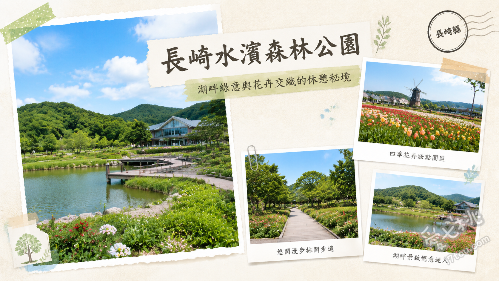 長崎水濱森林公園｜長崎港絕美夜景與海風綠地 漫步親水階梯欣賞長崎港灣夕陽與夜景、眺望由隈研吾設計的長崎縣美術館玻璃帷幕、在大片草坪廣場看巨型郵輪進出港口