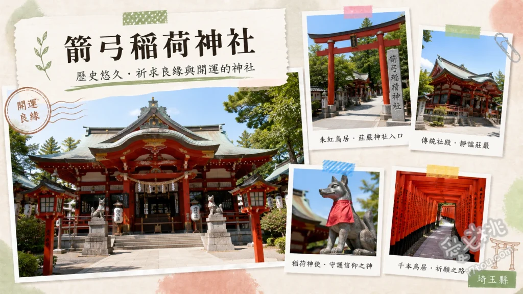 埼玉東松山景點｜箭弓稻荷神社：必收棒球御守與絕美牡丹園 祈求必勝的棒球造型繪馬與御守、四月中旬盛開的千株絕美牡丹園、榮獲金氏世界紀錄的巨大御朱印與精雕本殿