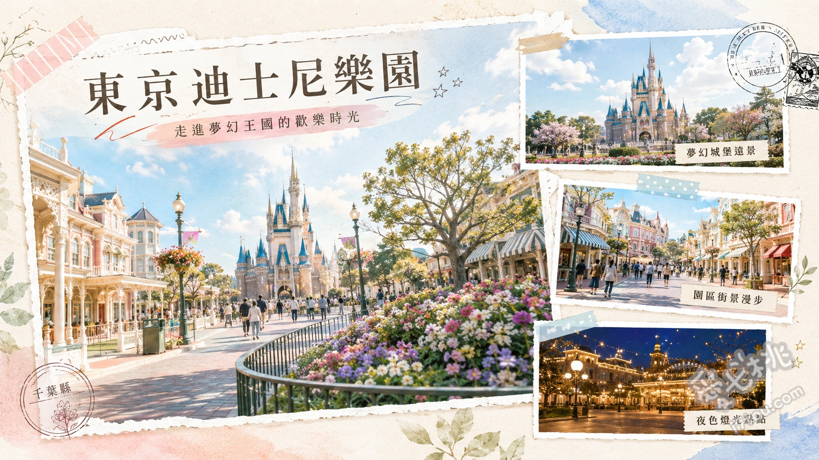 東京迪士尼樂園|情侶約會必看!免排隊浪漫攻略與門票設施 美女與野獸城堡奇緣、米奇電子大遊行夢之光、灰姑娘城堡前浪漫合影