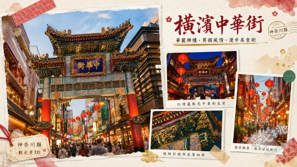 橫濱中華街｜日本最大唐人街，美食與牌樓巡禮，交通停車全攻略 10座風水牌樓巡禮、橫濱關帝廟參拜、橫濱媽祖廟建築欣賞