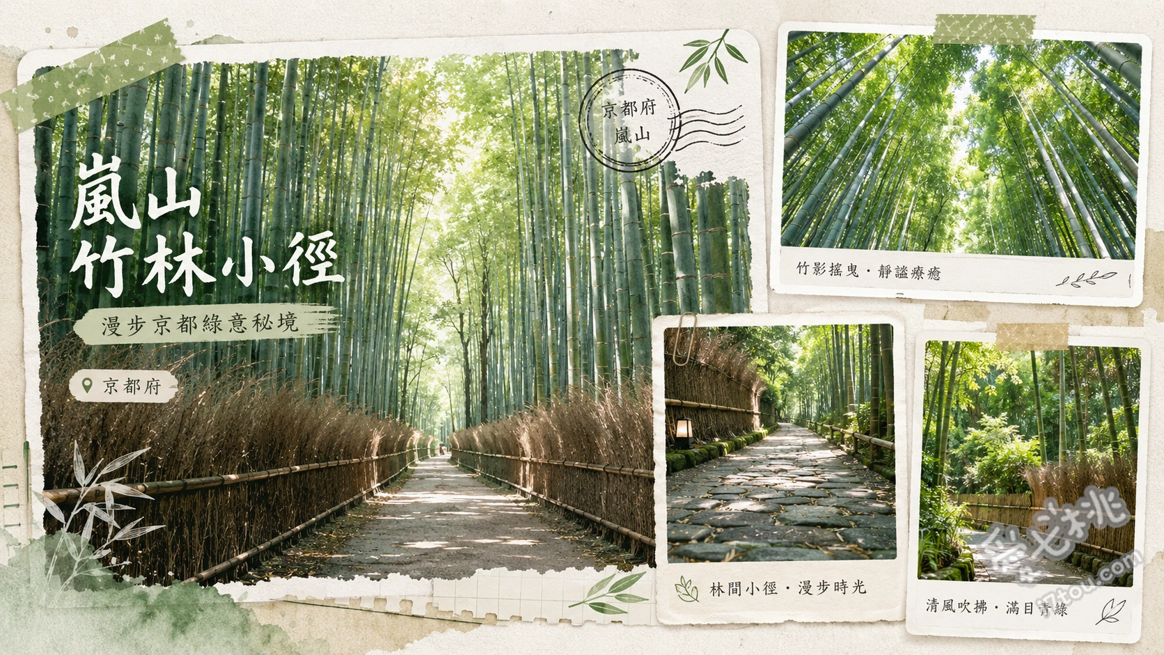 嵐山竹林小徑｜京都必訪夢幻綠色隧道，交通與避開人潮攻略 漫步400公尺翠綠竹林隧道、參拜野宮神社祈求良緣、體驗懷舊人力車穿梭專屬小徑