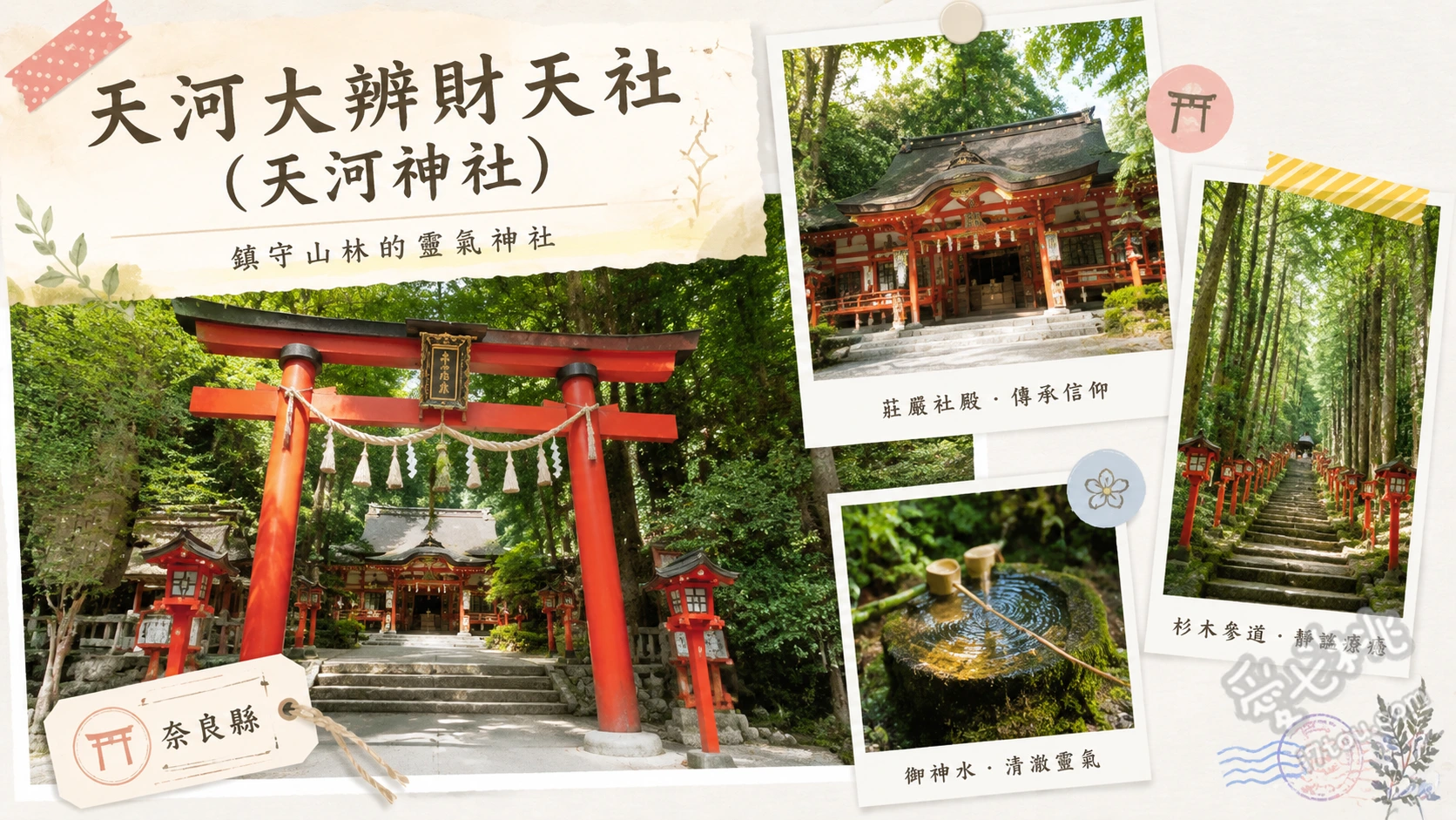 天河大辨財天社｜奈良秘境能量景點，藝能之神與五十鈴參拜 敲響獨特的天河式五十鈴、欣賞境內莊嚴的能舞台、感受零磁場的靜謐神聖氛圍