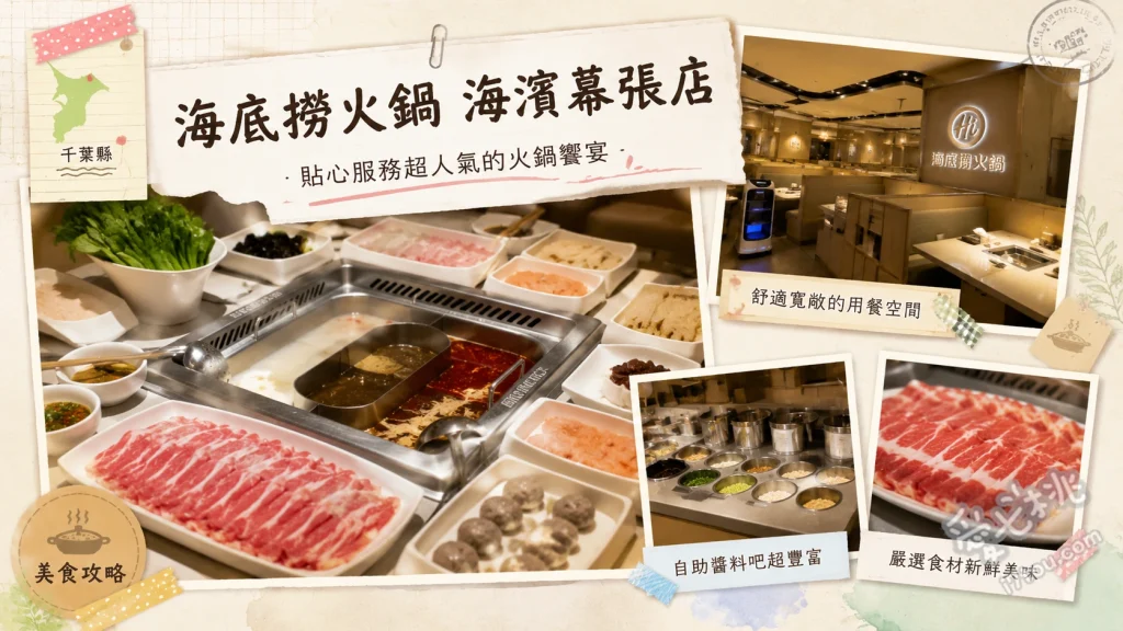 海底撈火鍋海濱幕張店｜千葉AEON必吃川味火鍋與變臉秀 招牌麻辣火鍋、撈派功夫麵、特色滑牛肉