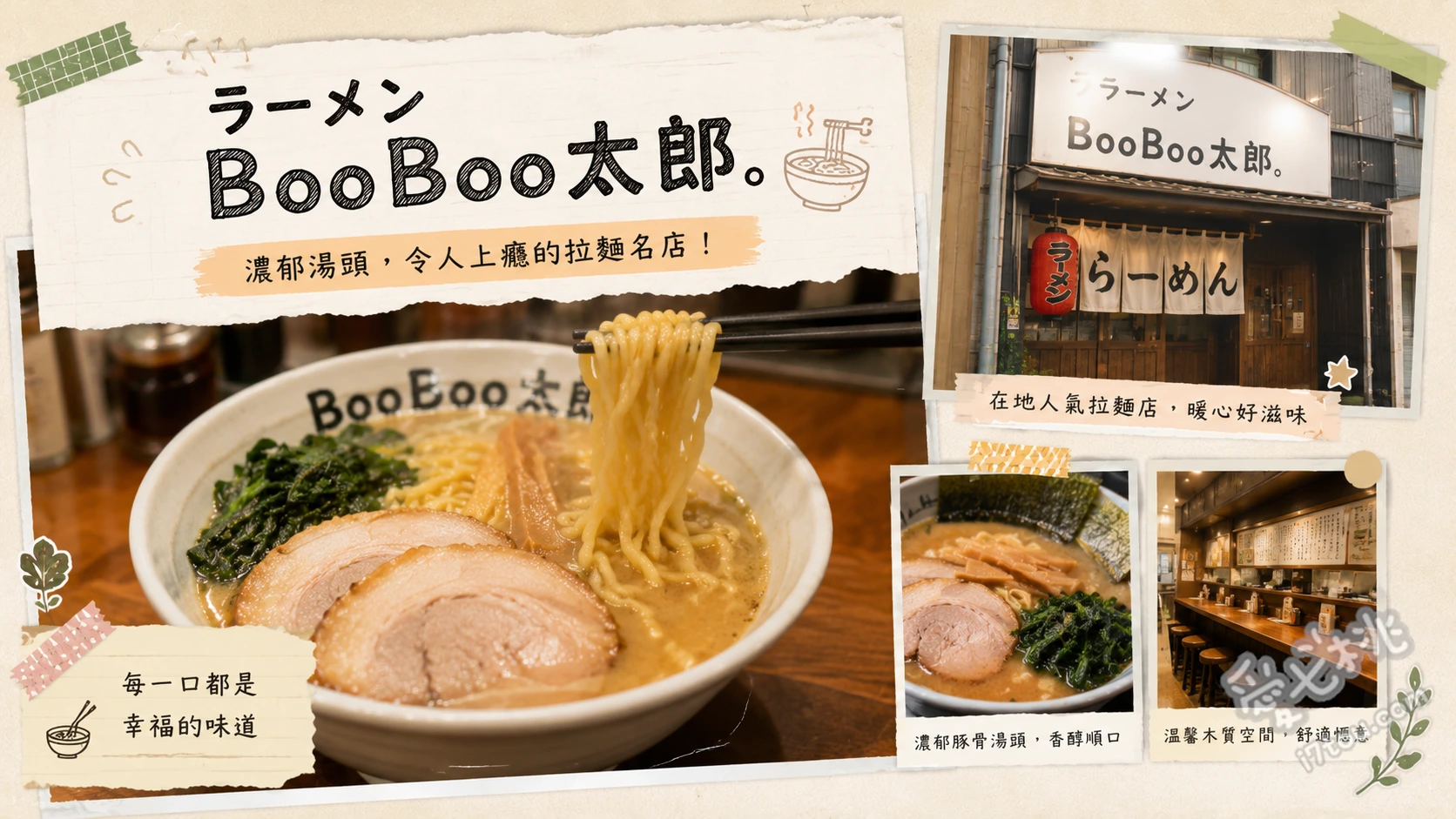 千葉拉麵BooBoo太郎。｜超人氣排隊二郎系拉麵，濃厚乳化湯頭必吃 小拉麵、無湯拉麵、韭菜泡菜