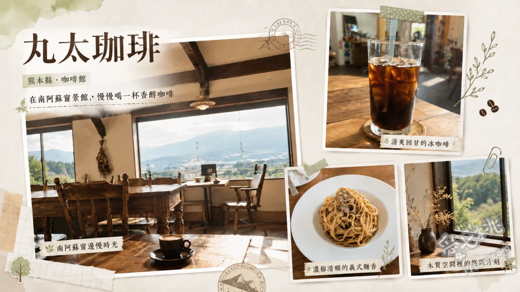 熊本大津必訪美食「丸太珈琲」：隱身竹林的夢幻森林系義式餐廳 丸太招牌培根蛋麵、手工窯烤瑪格麗特披薩、限量爆漿生甜甜圈