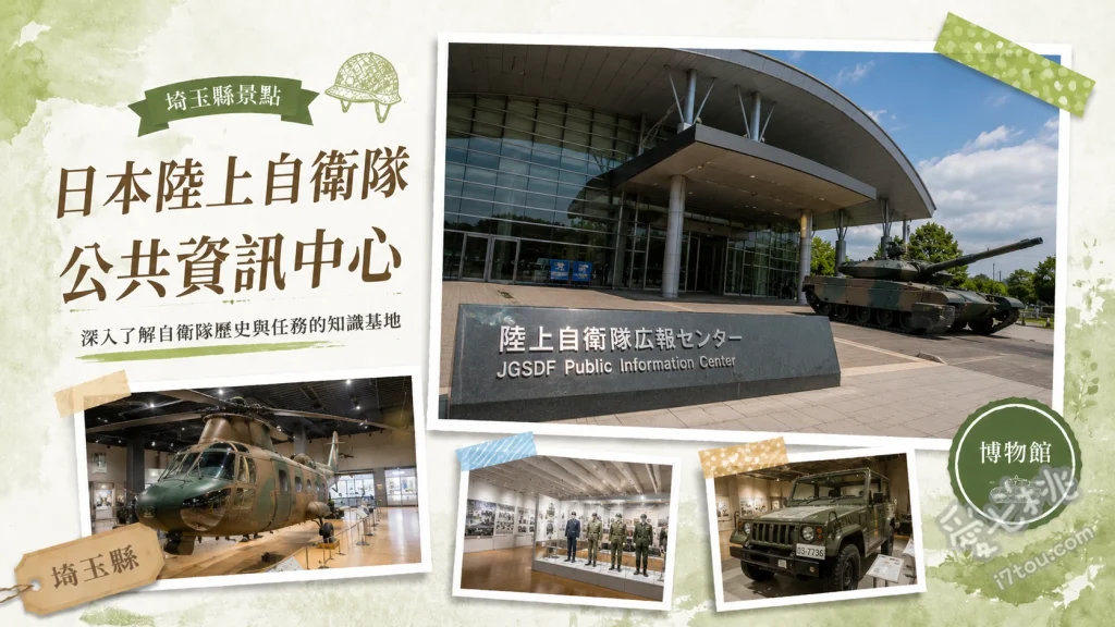 日本陸上自衛隊公共資訊中心｜埼玉朝霞免費軍事景點推薦 近距離觀賞戰車與直升機、體驗射擊模擬器與3D虛擬實境劇院、試穿自衛隊迷彩服與裝備體驗