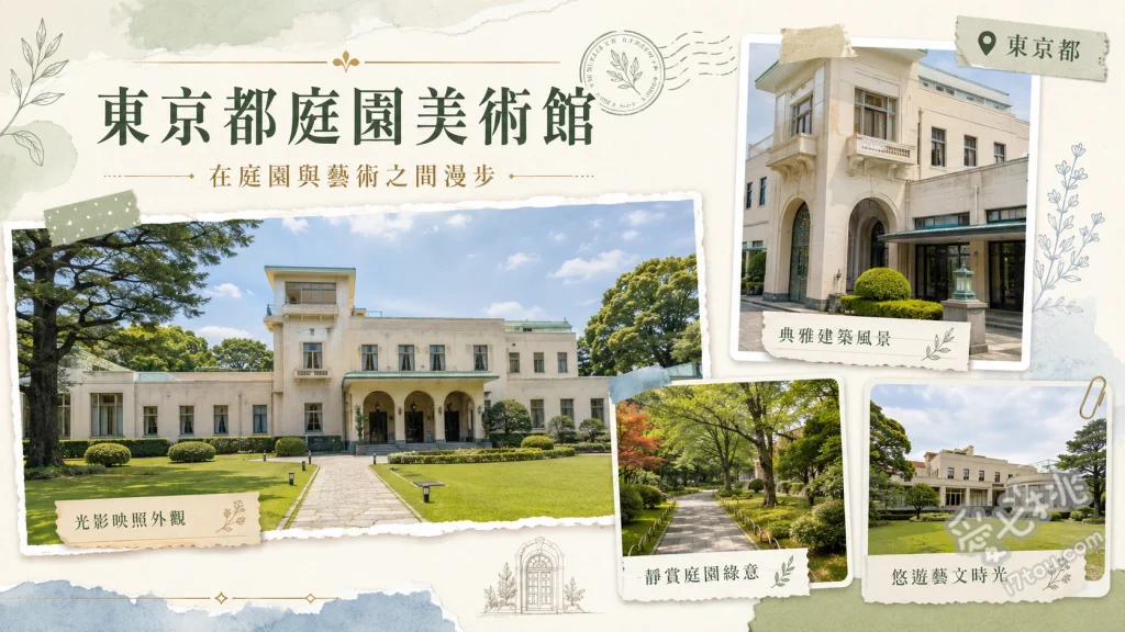 東京都庭園美術館｜東京親子放電與絕美裝飾藝術殿堂 舊朝香宮邸裝飾藝術建築、西洋庭園廣闊大草皮、日式庭園與國家重要文化財茶室