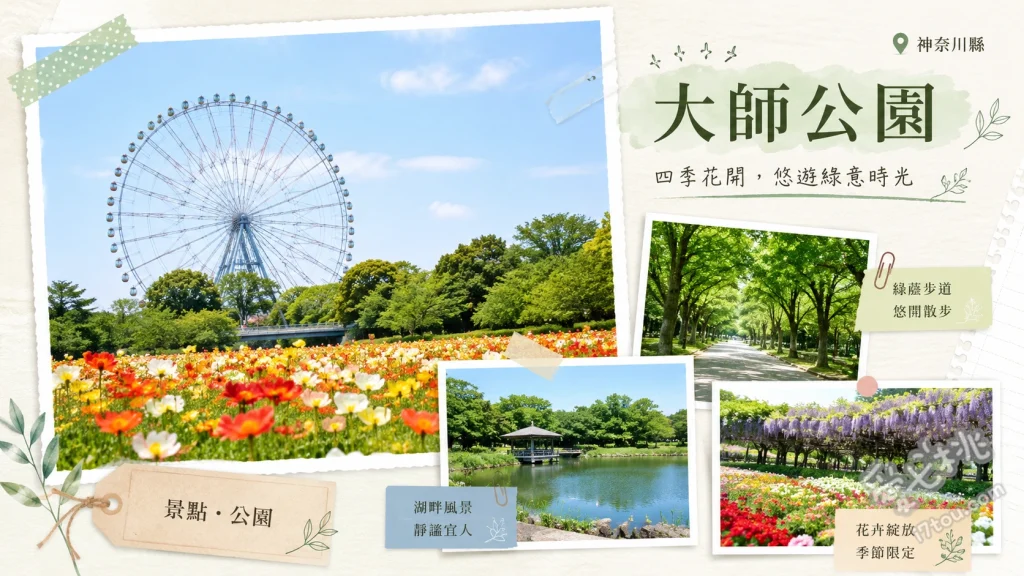 神奈川川崎大師公園｜情侶約會散步秘境與絕美中國庭園 瀋秀園古典中國庭園、廣闊草坪野餐區、秋季限定銀杏大道