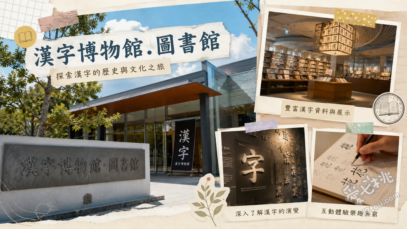 京都漢字博物館｜祇園必玩互動展，寓教於樂的室內親子景點 5萬字漢字塔與年度漢字大書、甲骨文與象形文字互動體驗、祇園祭實物大山鉾展示