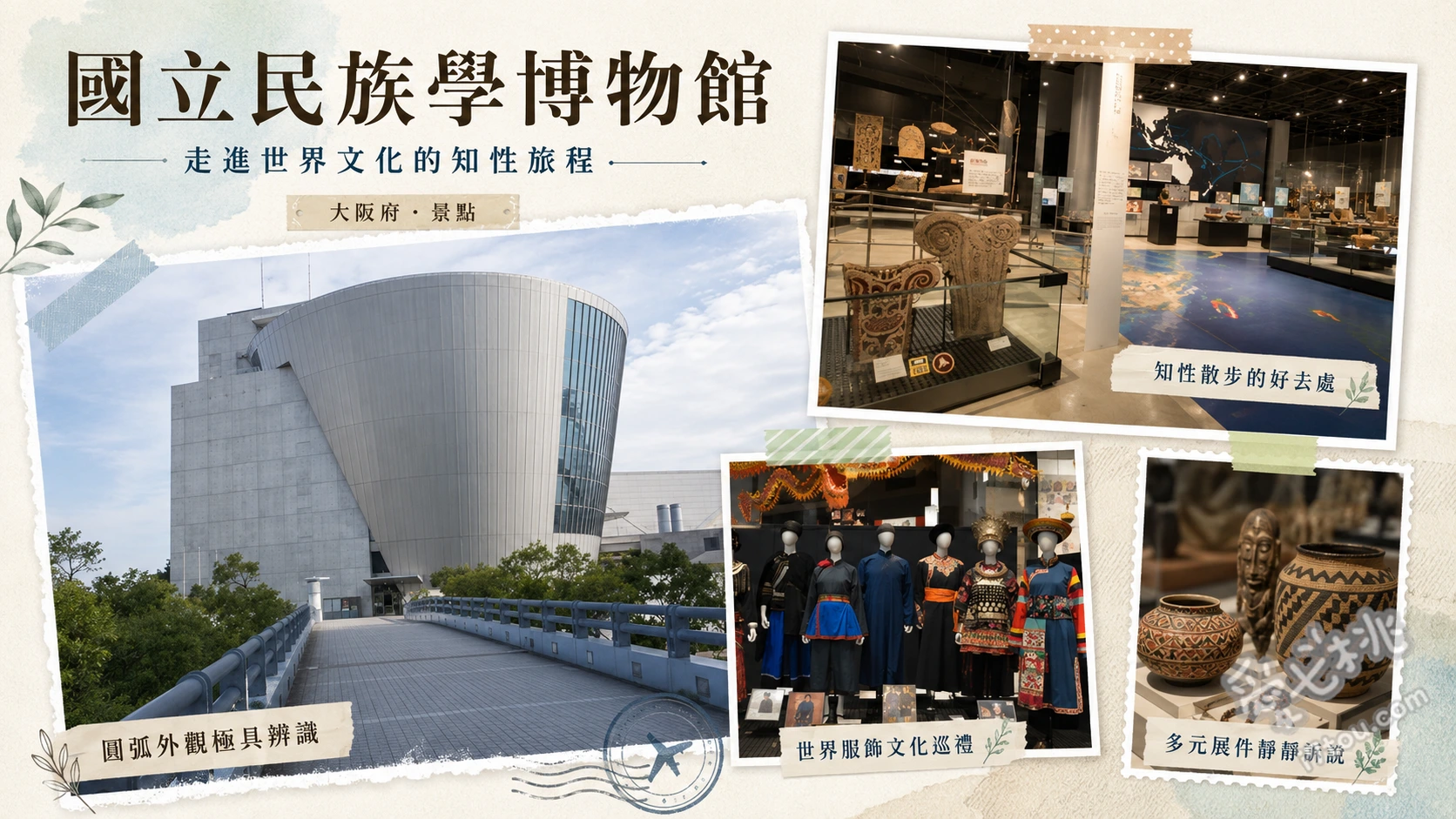 國立民族學博物館|大阪萬博公園必逛,情侶約會的世界文化之旅 大洋洲與非洲面具展區、語言與音樂跨文化互動體驗、美洲與亞洲生活服飾工藝品