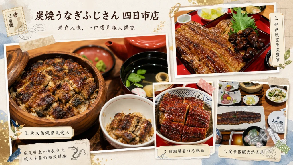 炭焼うなぎふじさん四日市店｜三重高CP值炭烤鰻魚飯與和牛雙拼 特選和牛鰻魚櫃まぶし、富士マウンテン鰻丼、桶うなぎ