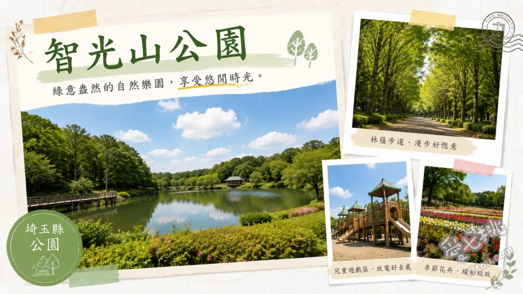 智光山公園｜埼玉親子景點推薦，療癒天竺鼠與絕美玫瑰園 兒童動物園觀賞天竺鼠過橋、漫步都市綠化植物園的四季玫瑰園、自然生態觀察園的木棧道森林浴