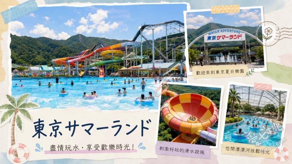 東京夏日樂園｜全天候室內外水上樂園與遊樂園全攻略 Adventure Dome 室內造浪池、DEKASLA 巨型橡皮艇滑水道、MONSTER STREAM 叢林激流