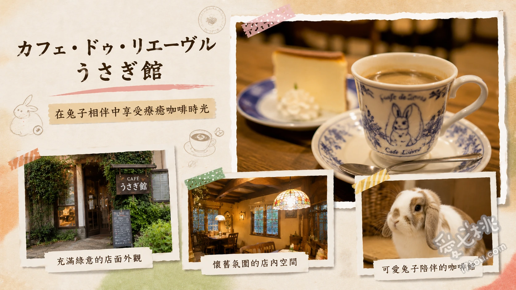 カフェ・ドゥ・リエーヴル うさぎ館