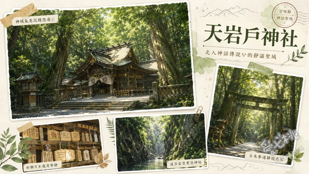 天岩戶神社與天安河原｜走入九州高千穗神話秘境，感受疊石祈願能量 天安河原洞穴疊石祈願、參加西本宮天岩戶遙拜導覽、漫步岩戶川沿岸森林步道