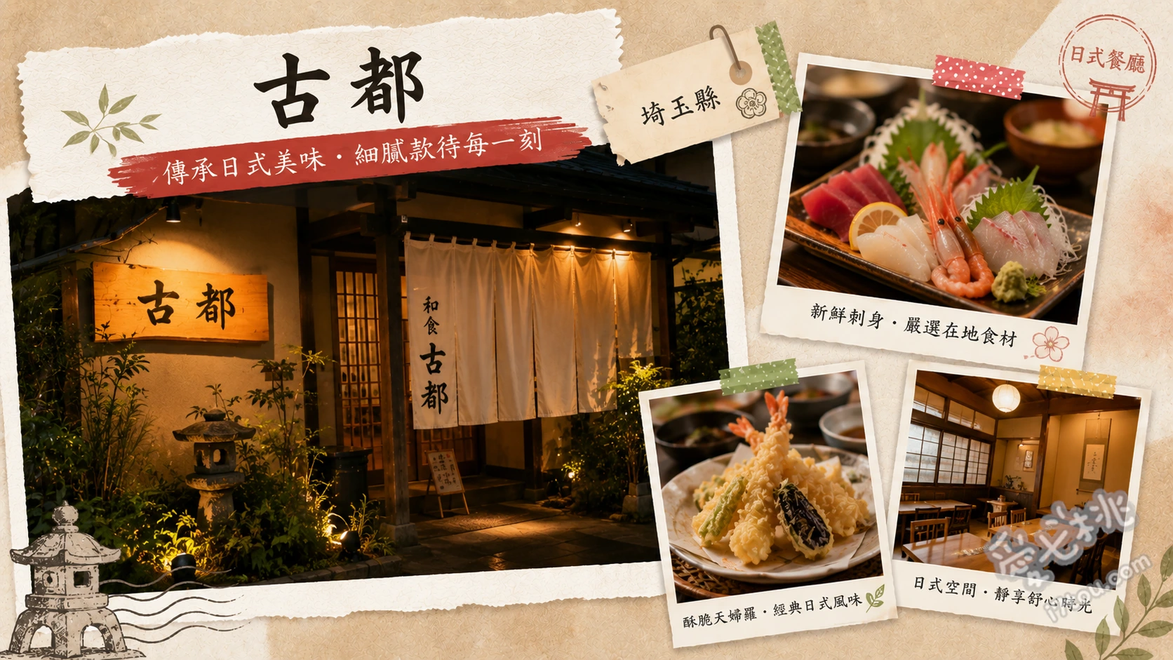 埼玉入間古都餐廳｜大胃王必挑戰的超狂大份量定食首選 薑汁豬肉定食、活力定食、天婦羅飯糰定食