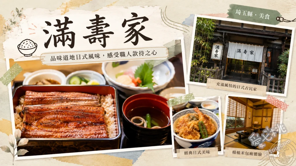 埼玉浦和必吃美食｜明治21年創立老字號「満寿家」鰻魚飯 うな重（上等或特上鰻魚重）、坂東太郎うな重（限量頂級品牌鰻）、う巻玉子（鰻魚玉子燒）