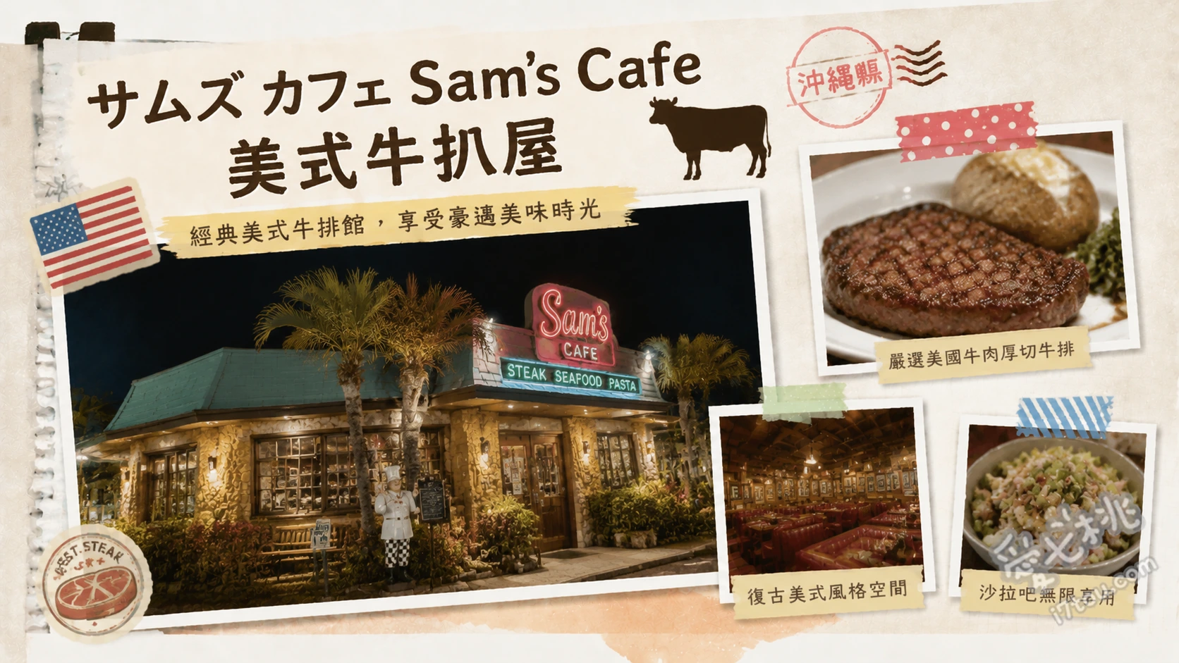サムズ カフェ Sam's Cafe 美式牛扒屋