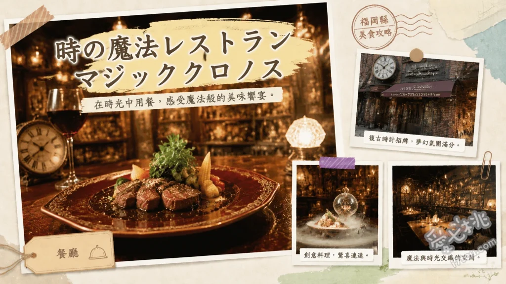 福岡時の魔法餐廳 マジッククロノス｜超驚艷魔術秀與美食饗宴 義大利肉醬麵、瑪格麗特披薩、綜合香腸拼盤