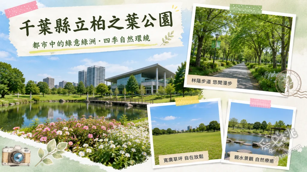千葉縣立柏之葉公園｜穿越時空的四季庭園與紅葉巡禮 日本庭園「牧が原園」與茶室、秋季銀杏與落羽松大道、玫瑰園與西洋庭園