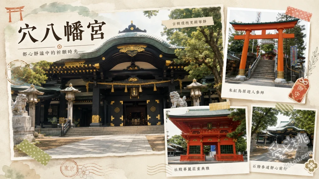 東京穴八幡宮｜早稻田必訪求財聖地，一陽來復御守求財指南 求取期間限定一陽來復御守、欣賞黑金配色的壯麗社殿與紅鳥居、尋找德川家光奉納的布袋尊水缽與流鏑馬像