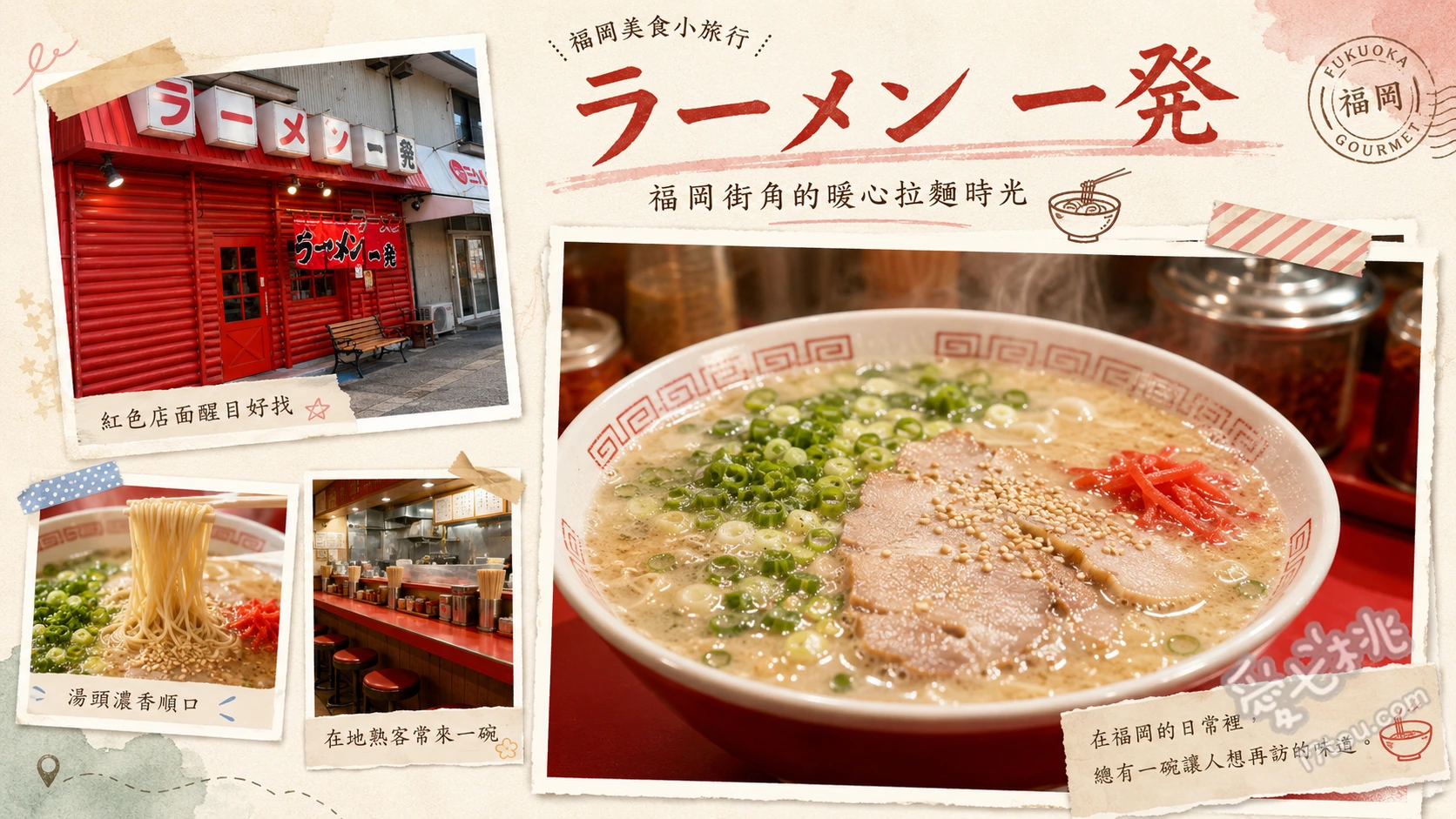 ラーメン一発｜北九州三ヶ森必吃在地豚骨拉麵與神級炒飯 拉麵炒飯套餐、叉燒拉麵、特製辛子高菜