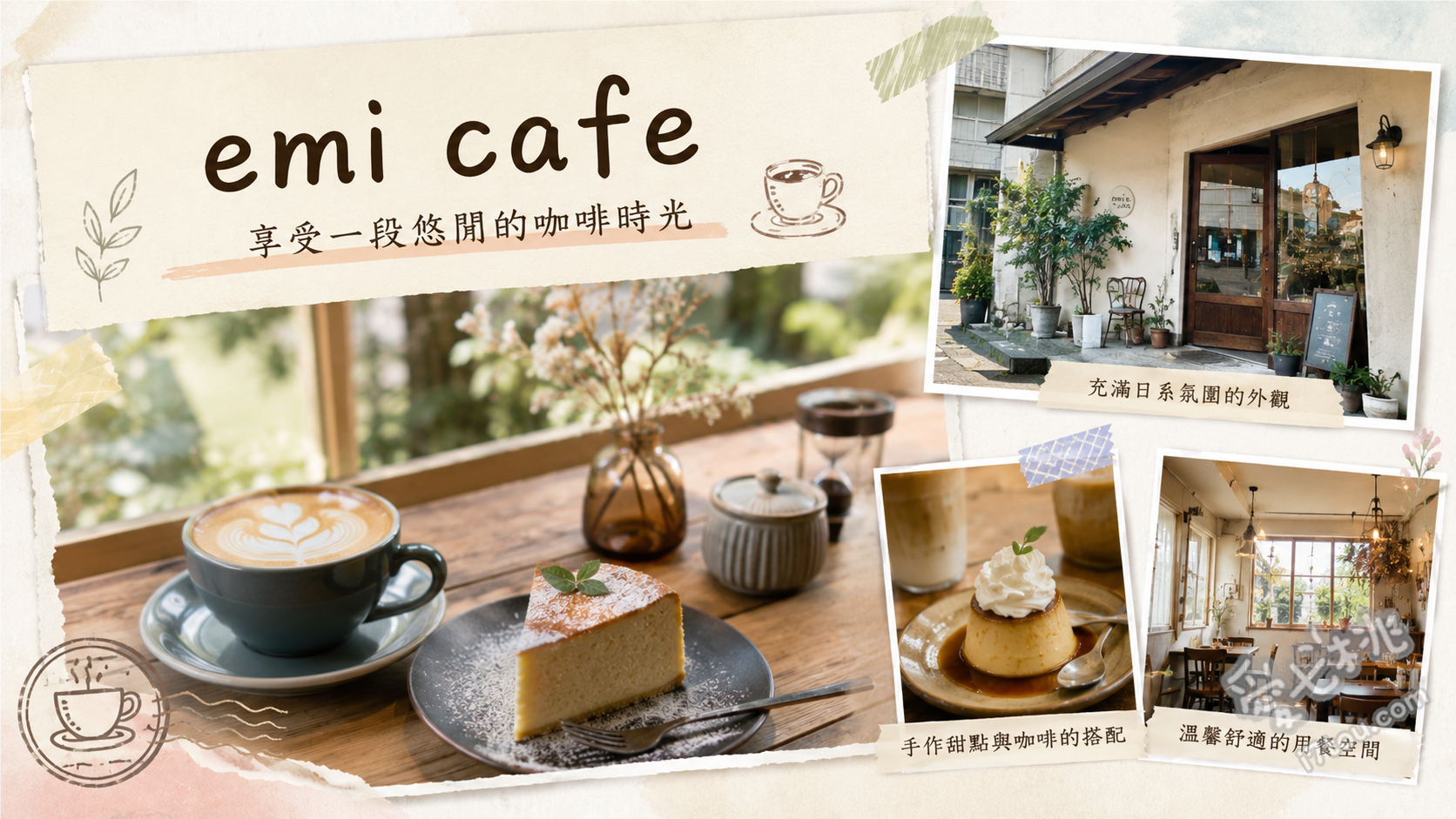 emi cafe｜佐賀武雄溫泉旁質感咖啡廳，前市長的暖心手作甜點 特製香料咖哩、滑嫩玉子燒雞蛋三明治、季節限定起司蛋糕