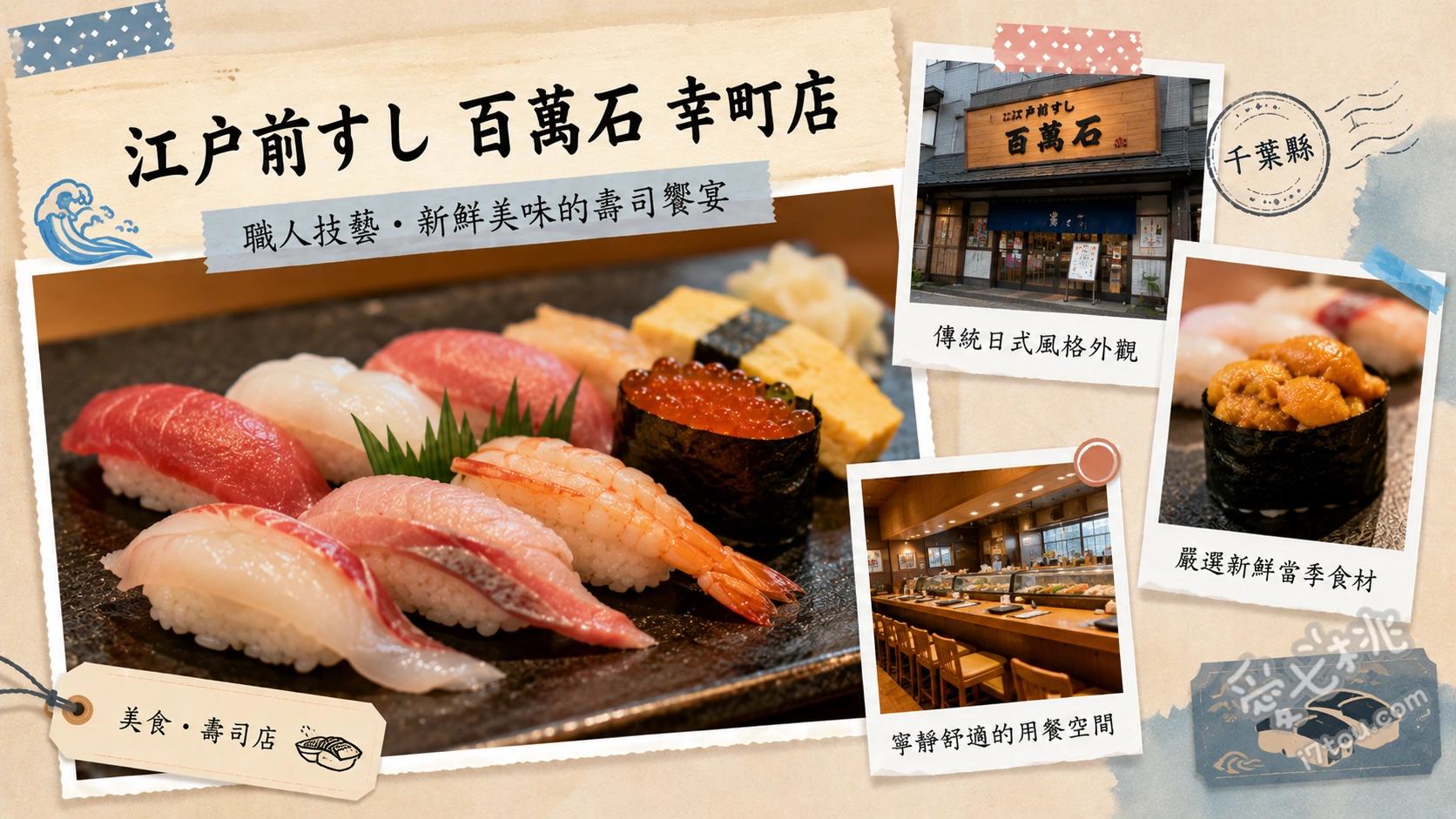 江戸前すし 百萬石 幸町店｜千葉高CP值頂級江戶前壽司 本鮪魚鐵火丼、鮮魚骨味噌湯、握壽司套餐煌