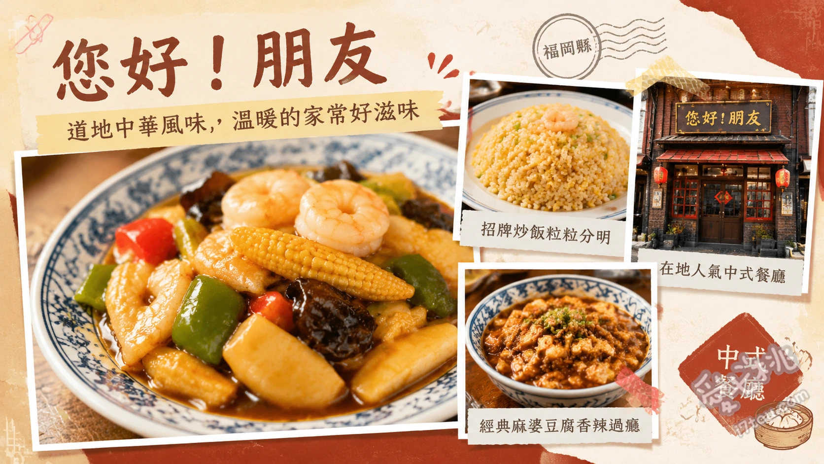 您好！朋友｜福岡六本松必吃町中華，連王貞治都愛的青椒炒肉 招牌青椒炒肉、酸辣湯麵、番茄炒蛋飯