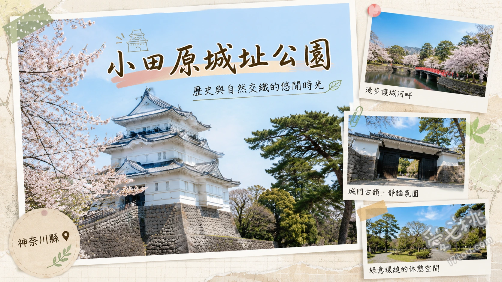小田原城址公園|神奈川親子必訪百大名城,忍者體驗與天守閣絕景 登天守閣眺望相模灣絕景、NINJA館互動忍者修行、常盤木門甲冑與和服換裝體驗