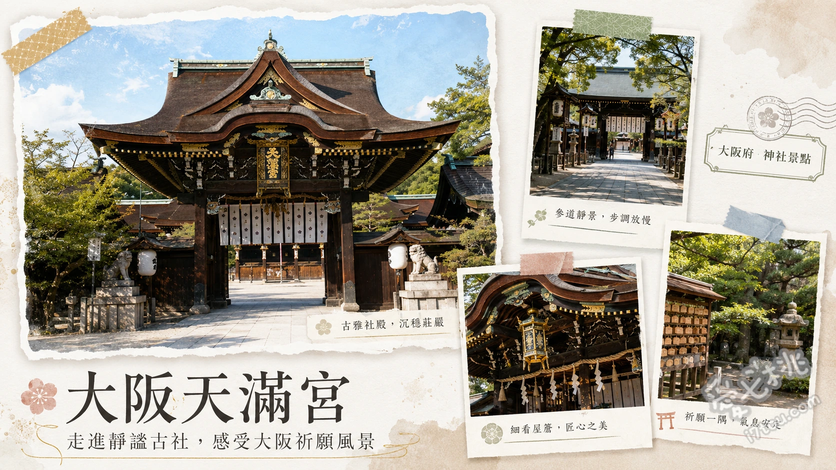 大阪天滿宮|情侶約會必訪!祈求好運與天神橋筋商店街散策指南 撫摸御神牛祈求智慧與健康、星合池畔體驗許願幣祈福、欣賞精美的十二地支方位盤與登龍門