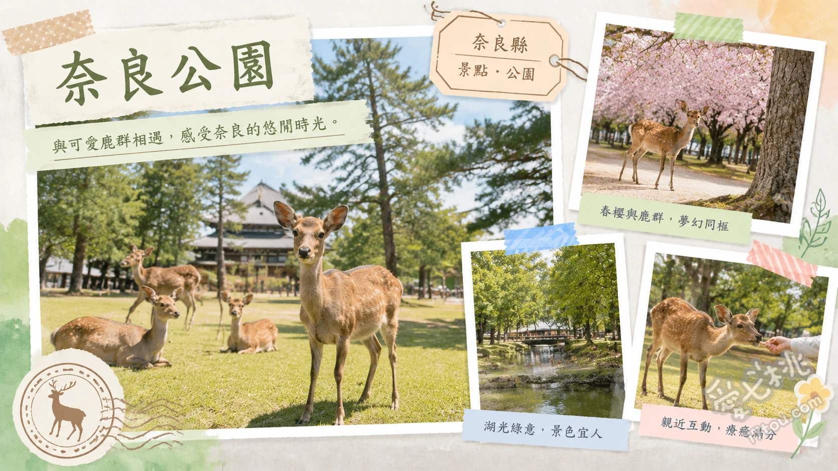 奈良公園一日遊攻略｜與神鹿互動、東大寺與春日大社必訪景點 購買鹿仙貝與野生梅花鹿近距離互動、參拜世界文化遺產東大寺與宏偉大佛、漫步春日大社參道欣賞整排石燈籠與原始林