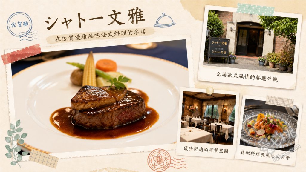 佐賀美食推薦｜シャトー文雅：南法莊園風法式鐵板燒與絕品咖哩 法式鐵板燒套餐、黑毛和牛牛肉咖哩、海鮮酥皮包燒