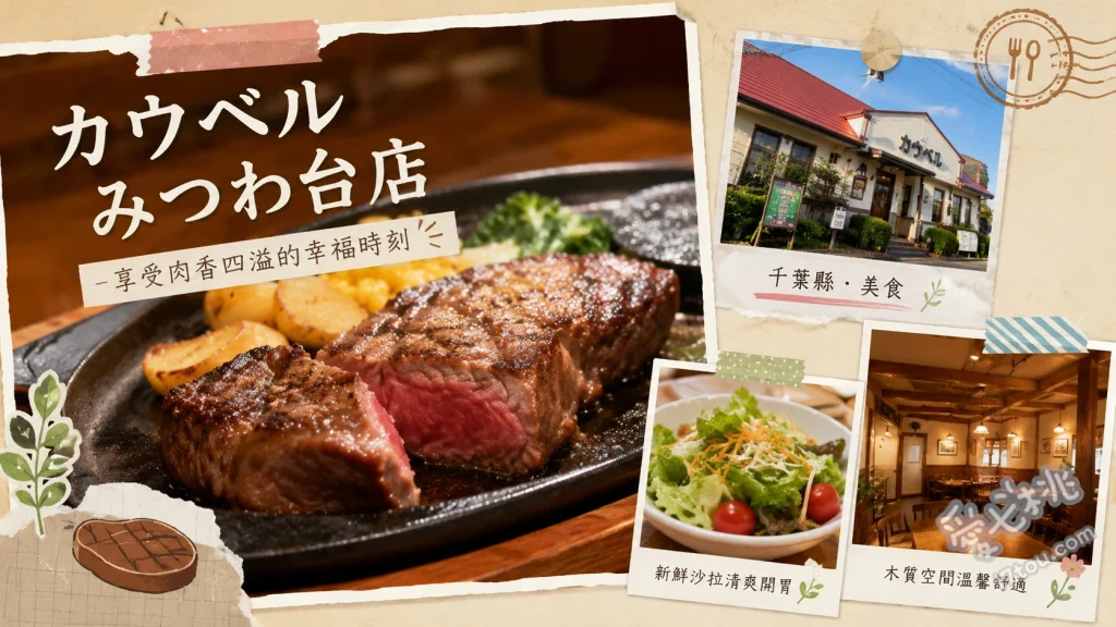 千葉美食｜カウベル みつわ台店：CP值爆表彈牙漢堡排 彈牙漢堡排、熟成牛排拼盤、特製牛筋燉煮