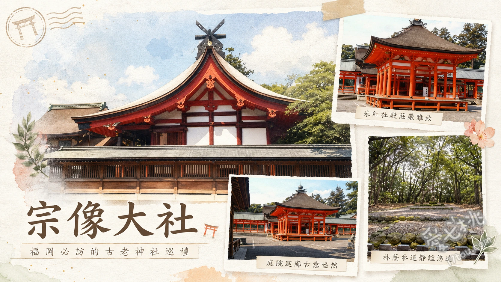 宗像大社｜福岡世界遺產，日本最古老神社與交通安全守護神 參拜邊津宮本殿與拜殿、漫步至靜謐的高宮祭場、參觀神寶館八萬件國寶