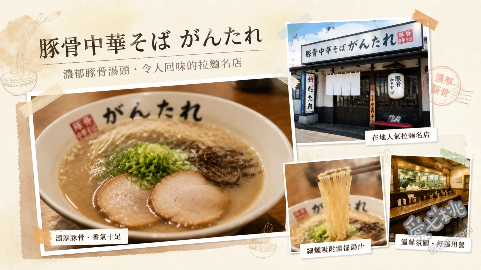 豚骨中華そば がんたれ|和歌山岩出必吃超濃郁無鐵砲系拉麵 特製豚骨中華蕎麥麵、限量沾麵、雙湯頭中華蕎麥麵