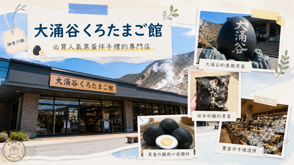 箱根大涌谷一日遊｜搭空中纜車賞地獄谷奇觀與必吃延壽黑蛋 搭乘箱根空中纜車俯瞰地獄谷與富士山 [1.1.1]、近距離感受火山口白煙裊裊的震撼地熱景觀、參觀箱根地質博物館了解火山生態