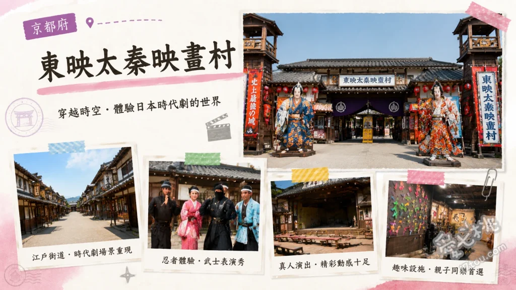 東映太秦映畫村｜京都情侶約會必訪，秒飛江戶時代與EVA初號機打卡 漫步江戶時代復古街景、觀賞震撼的忍者與武士劇場、新世紀福音戰士京都基地打卡
