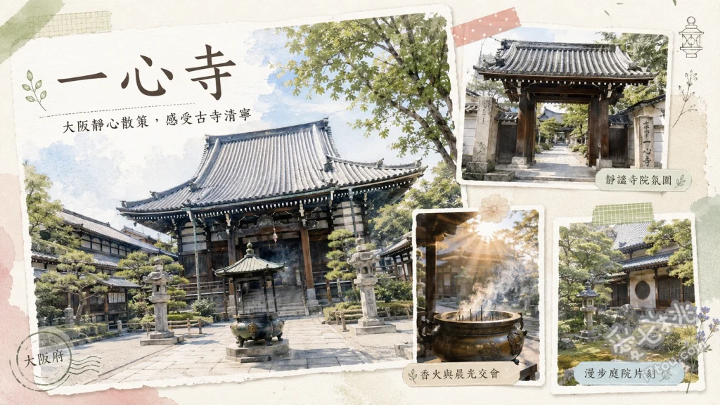 一心寺｜大阪天王寺區必訪！震撼萬人骨佛與現代風格仁王門 凝視莊嚴肅穆的骨佛、欣賞現代鋼骨玻璃結構的仁王門、漫步秋季楓葉點綴的精緻庭園