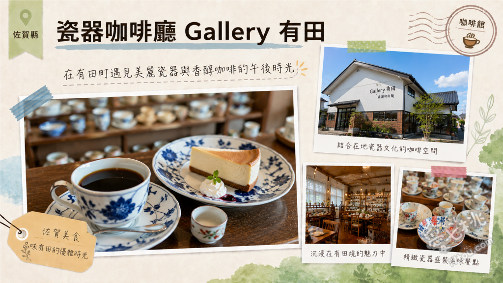 瓷器咖啡廳 Gallery 有田｜2500款有田燒杯牆任選的佐賀名店 有田燒五膳 (限量供應)、吳豆腐套餐、有田雞湯咖哩