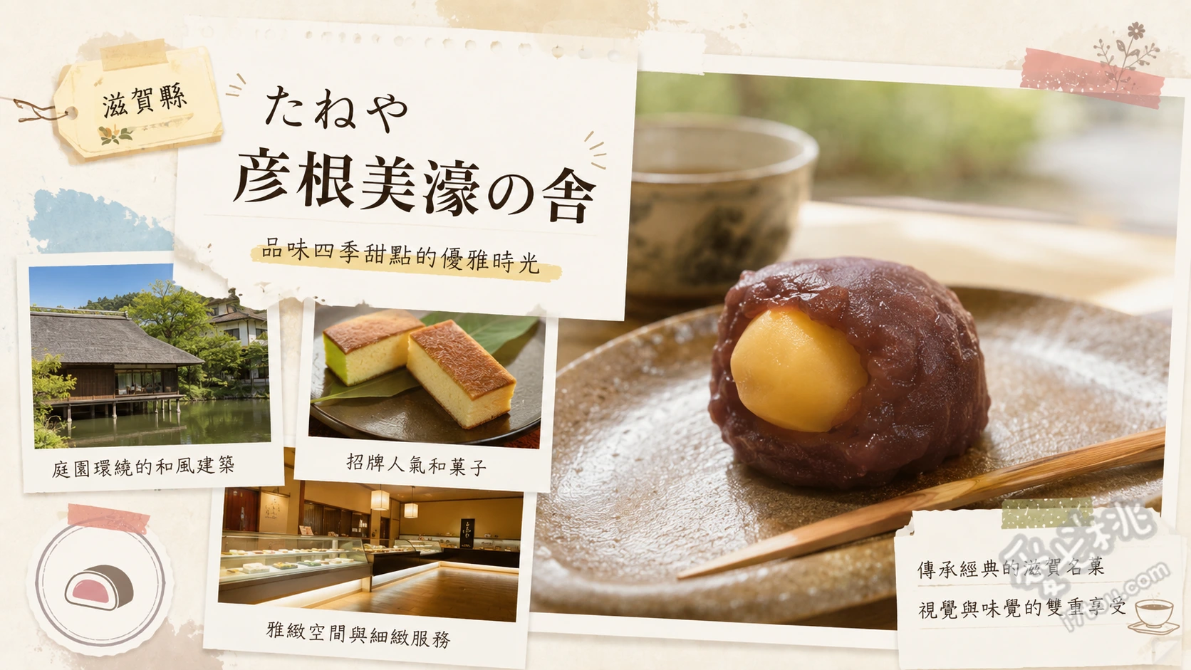 たねや 彥根美濠の舎｜近江城下町必訪！和洋甜點雙重饗宴 天使のふわふわミニスフレ、Club Harie 年輪蛋糕、作りたてふわふわショートケーキ