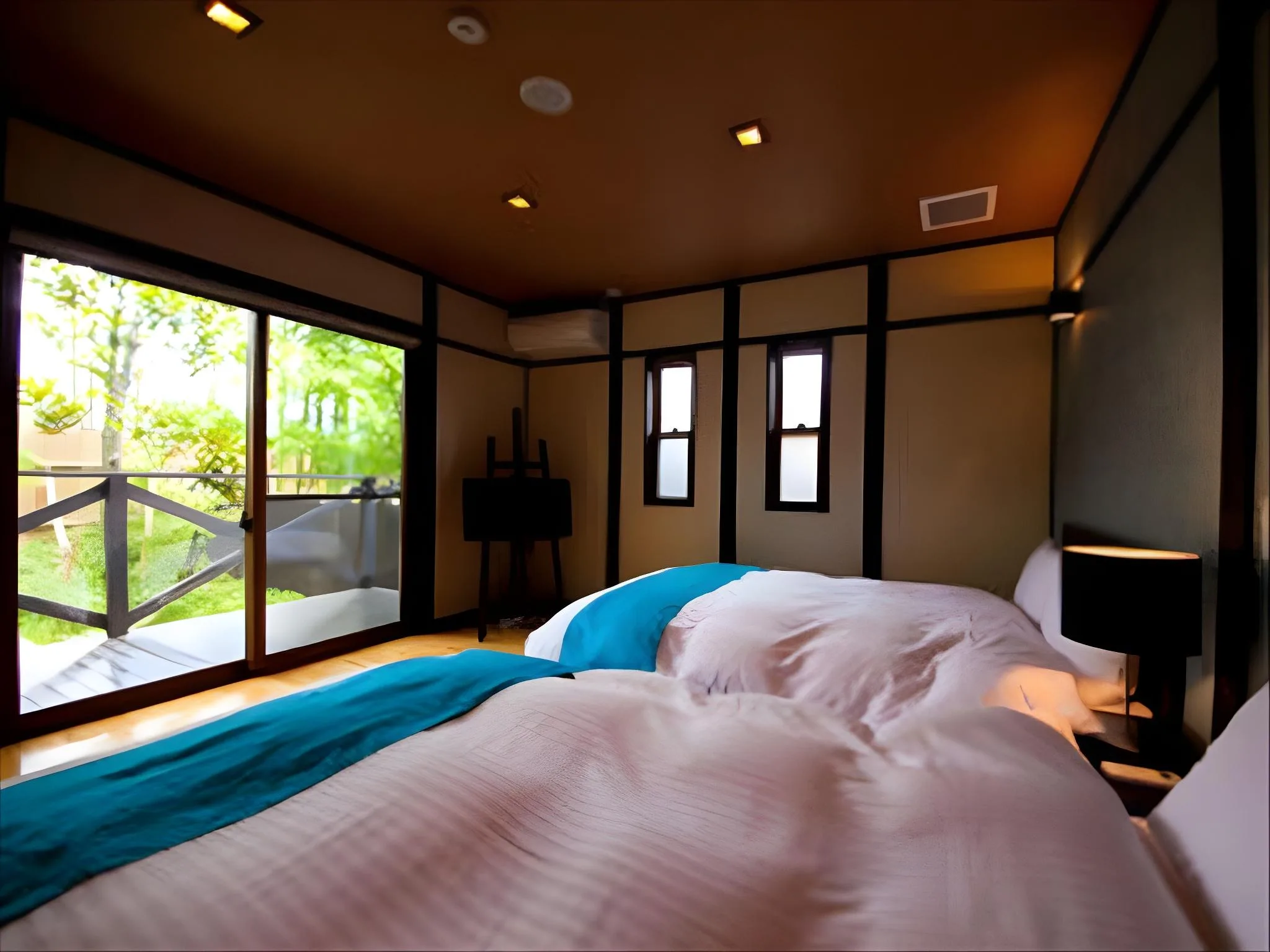 和洋式客房(分館) - 有露天浴池 (Annex Japanese-Western Style Room with Open-Air Bath)