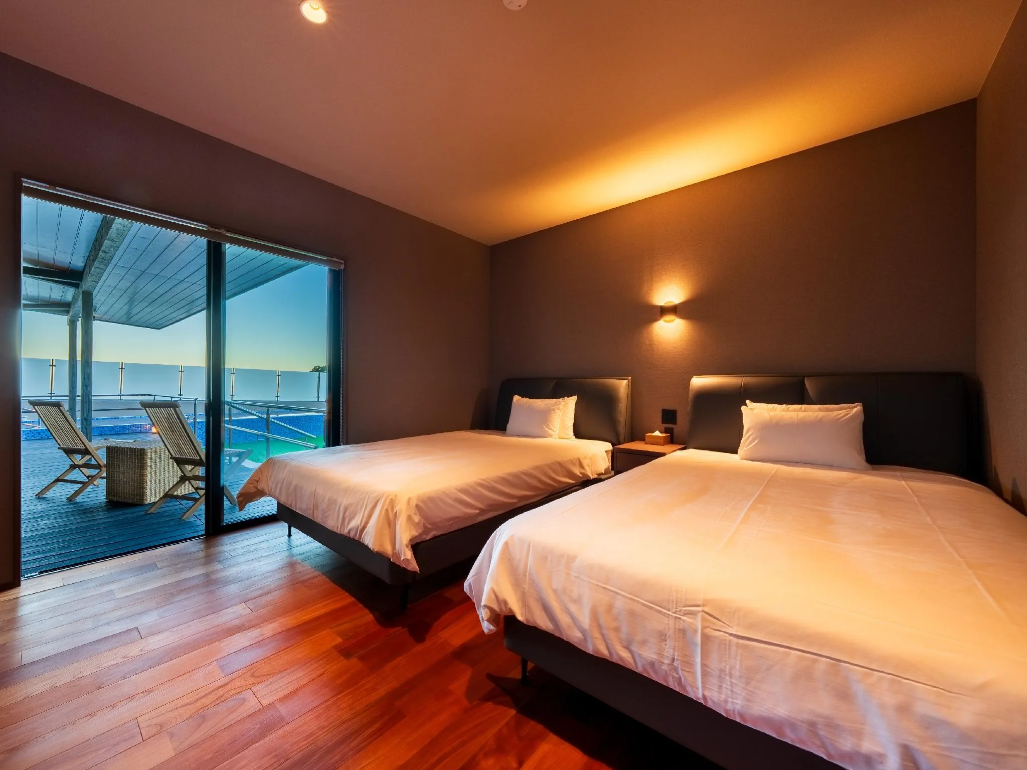 套房別墅西式客房，附溫泉、桑拿及季節性泳池－僅限夏季 (Suite Villa Western-Style Room with Hot Spring, Sauna, and Seasonal Pool - Summer Only)